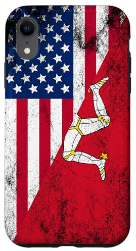 iPhone XR USA & Isle of Man Flags - United States of America, Manx Case