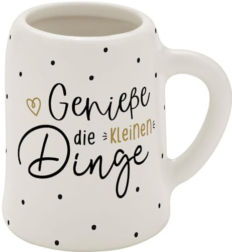GRUSS & CO Schnapps Jug with Things Motif | New Bone China, 5 cl, Mini Jug with Saying | Funny Gift, Party, Men's Gift | 73837