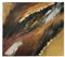 Acrylbild Leinwandbild, abstrakte Kunst, Handarbeit, Unikat, 50x50x2 cm, Schwarz, Gold, Braun, Weiß