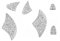 GUTYE Auto Lenkrad Logo Aufkleber für Toyota Aygo X 2021-2024, Lenkrad Emblem Dekor Aufkleber Strasssteine Lenkrad Abziehbilder Abdeckung Auto Innen Zubehör