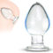BDSMAGE Analplug groß,Glas Buttplug 5 CM Analdildo Analkugeln Analspielzeuge Plugs Sexspielzeug Analdehner Anal Expander Anal Toys erotisches Sexspielzeug ab 18 für Paare Frauen Männer extrem sex (A)