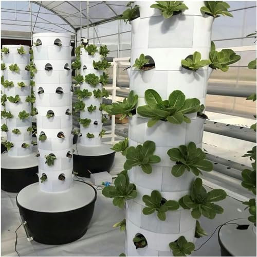 FKINGLRK Home Garden Vertical Tower Farming Hydroponics Growing System and Aeroponic Planting High Output Smart Indoor Greenhouse,Hydroponic Growing Kits Systems