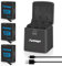 Fantasyo Replacement 2100mAh Batteries (3-Pack) for Gopro Hero 13 Black and 3 Channel Fast Charger, Fully Compatible with Gopro Hero 13 Battery and Charger