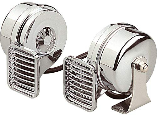 Marco MT2 12V - 1a Qualitäts Doppelhorn Signalhorn für Boot, Motorrad, PKW etc.