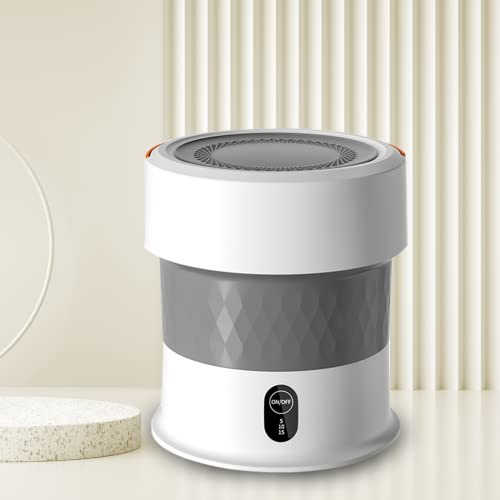 Faltbare Mini-Waschmaschine für Schuhe 13L Mini-Waschmaschine mit Ozon für Wohnwagen im Freien, kleine Wohnungen und Reisen (White Base)