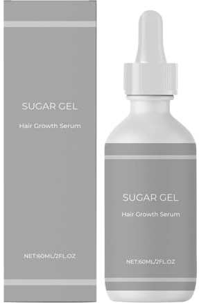 60ml Desoxyribose-zucker Gel Für Haarwachstum,Desoxyribose Sugar Haarwachstumsserum, Haarwuchsserum, Haarverdichtungsgel,Natürlich Sicheres Haaröl für Männer Frauen (1PCS)