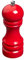 Tala Wooden Salt Mill with Fully Adjustable Ceramic Grinder for Course and fine Milled Salt, Premium Grade, Perfect for Home, Restaurants and Hotel use, Made with FSC Wood in Red Colour