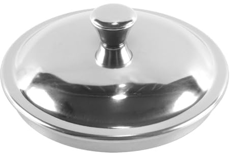 Hoite Stainless Steel Tea Cup Lid Replacement for Tea Kettle Metal Teapot Whistling for Universal Cup Lid 9cm