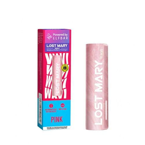 ELFBAR - LOST MARY - WAVI - Pod System - Basisgerät - Farbe: Pink - ohne Liquid, ohne Nikotin