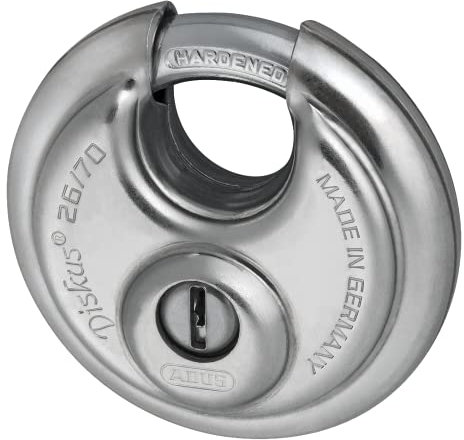 ABUS - 26/70 70mm Diskus Vorhängeschloss Gleichschließend EE0036 - ABUKA45746