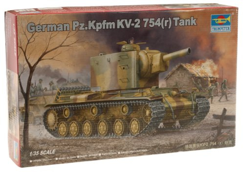 Trumpeter 1:35 - German Pz.Kpfm KV-2 754(r) Tank