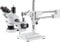 AmScope SM-4T-80S Trinokulares Zoom-Stereomikroskop mit Industrieller Inspektion und 80 LED-Licht, 7X-45X, Weiß