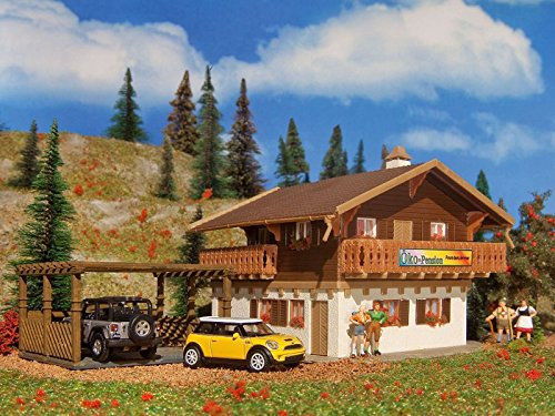 Vollmer 43961 - H0 Pension mit Carport, Bio-Serie - Neu