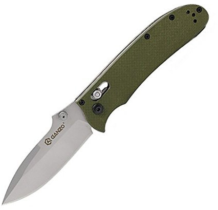 Ganzo Couteau de Poche Taille Unique Vert