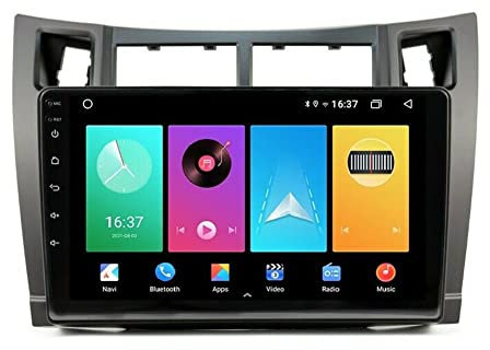 Autosion Android 10 Auto Stereo GPS Navigator Radio Head Unit per Toyota Vios Yaris 2005-2011 Supporto Mirror Link/Controllo volante/Bluetooth/USB/Wifi/DAB/AUX/Carplay