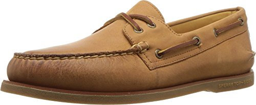 Sperry Top-Sider Men's Authentic Gold Cup Boat Shoe, Medium Beige, 41.5 EU