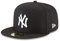 New Era New York Yankees Basic 59Fifty Fitted Cap Hat Black/White 11591127, Schwarz (schwarz / weiß), 38.5 EU