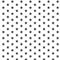 babrause® Baumwollstoff Sternchen Weiß Schwarz Webware Meterware Popeline OEKOTEX 150cm breit - Ab 0,5 Meter