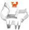 Xiton 1pc Cookie Cutter Cute Fox Cookie Cutter Fondant Cake Mould Icing Mold DIY Baking Tool