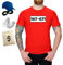 Jimmys Textilfactory T-Shirt & Tütü Panzerknacker Karneval Kostüm Set & Tüllrock XS-5XL Herren Verkleidung Fasching Outfit Rosenmontag JGA, Größe:L, Set: Deluxe+, Logo: Standard-Nr