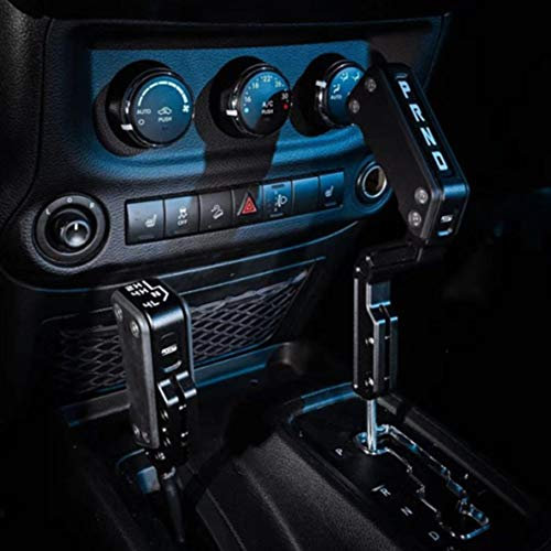 MAIKER Automatischer Schalthebelknauf für Jeep Wrangler JK 2007-2018 (schwarz)