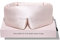 DROWSY Silk Sleep Mask. Face-Hugging, Padded Silk Cocoon for Luxury Sleep in Total Darkness (Sunset Pink)