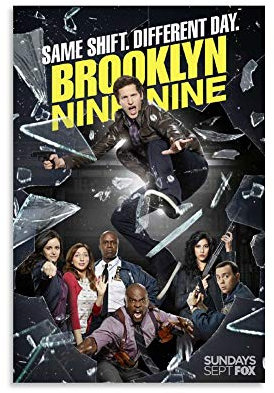 BUJI Brooklyn Nine-Nine 99 Staffel 2 Poster auf Leinwand, Wandkunst, Raumdekoration, Geschenk, 40 x 60 cm
