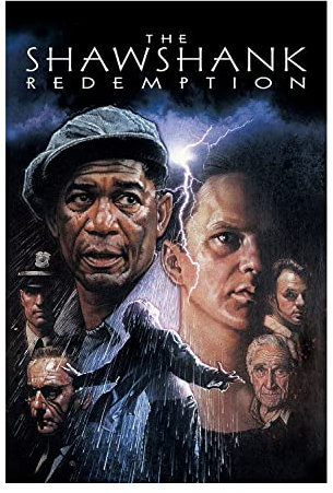 The Shawshank Redemption inspirierendes Vintage-Film-Poster, dekoratives Gemälde, Leinwand, Wandkunst, Büro, Schlafzimmer, Arbeitszimmer, Wohnzimmer, Freizeit, Club, Poster, Geschenke