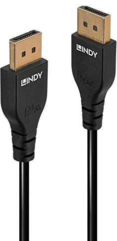 LINDY 36463 3m DisplayPort 1.4 Kabel, Slim