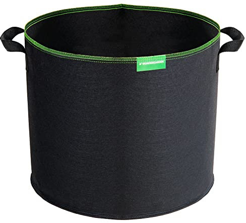 WUNDERGARDEN Lot de 4 Sacs de Plantation de 90 l - pour Potager - pour Parterre de légumes - Diamètre 53 x Hauteur 41 cm