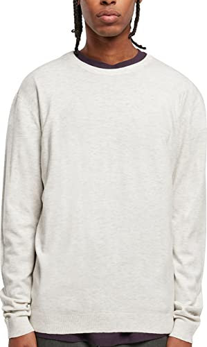 Urban Classics Herren Eco Mix Sweater lightgrey, XL
