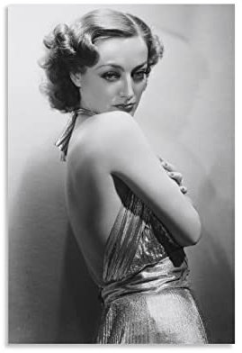 Schauspielerin Joan Crawford Poster Bild Druck Leinwand Gemälde Schlafzimmer Ästhetik 20 x 30 cm Unframe