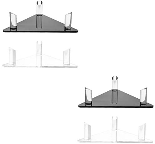 Cabilock 4 Stück Ballständer Acryl-displayständer Halter Aus Acryl Fußball-Kickstand Fußball-t-Shirt Sport Lagerregal Vitrine Für Fußballkoffer Baseball-vitrine Basketball Fitness Jersey