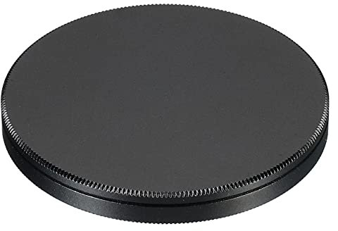 PATIKIL 62mm Linse Filter Stack Kappe Aluminium Legierung Kreisförmig Filterstapel Schützende Hülle für 62mm Kreisförmig Polarisierende Fader ND Filter Schwarz