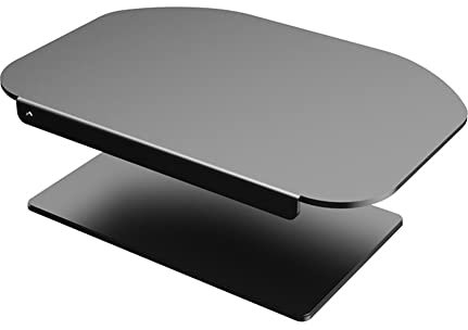 Povhhee Monitor holder reinforcement plate, steel holder plate for dunes, glasses and other fragile table tops, suitable for monitor stands