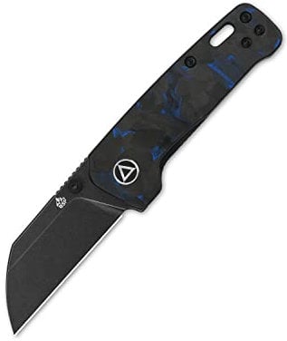 QSP Penguin Mini Einhandmesser mit Kohlefaser - Griff