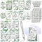 Yeaqee 200-teiliges Bibel-Geschenk-Set enthält 50 Bibelverse, Lesezeichen, christliche Buchmarker, 50 Schrift-Kugelschreiber, 50 christliche Notizbücher, 50 weiße Organza-Beutel für Frauen, Männer,