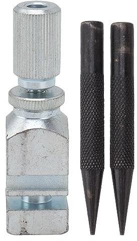 Jiawu Taschen-Kettensägenbrecher, Taschen-Kettensägen-Kettenbrecher-Werkzeugsatz, Taschenkettensägen-Nieten und Werkzeug Zum Entfernen von Kettensägengliedern für Locher und Verbinder