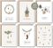 luftundliebe Weihnachtskarten mit Umschlag Set (10 Stück) - A6 Postkarten Set zu Weihnachten - Weihnachtskarte - christmas cards - Aquarell Set 2