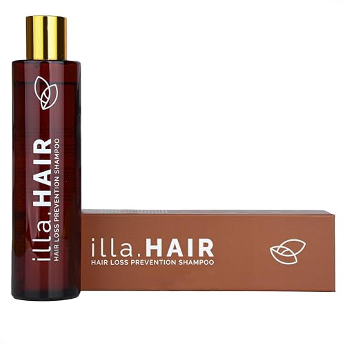 Evoepharm® illa.HAIR Hair Loss Prevention Shampoo Haarwuchsshampoo für Männer, Frauen Anti Haarausfall | Haarverdichtung Beschleunigung des Haarwachstums | Hair Growth Haarpflege | Ideal als Geschenk