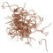 Badiman 100pcs Brass French Wire Dot Ball Earring Hook Dangle DIY Findings, Copper, as described