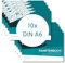 Fahrtenbuch DIN A6 | Finanzamtkonform für PKW | 80 Seiten mit Ausfüllhilfe | Fahrtenbücher 1er, 2er, 3er, 5er oder 10er Pack | zur Dokumentation geschäftlicher und privater Fahrten (10 Stück)