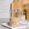 OHS Food Containers with Lids, Plastic Storage Jars Airtight Lid Dishwasher Safe Pantry Kitchen Organisation Coffee Rice Pasta Cereal Sugar Tea Bags, Medium 1200ml