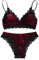 SKTIISN Dessous sexy Set kniestrümpfe sexets für Damen Spitzen unterwäsche Frauen sexy Dessous unterwäsche Frauen Set auflegevibrator Frauen Hochzeit bügelloser BH Leder Dessous Frauen sexy Kleider