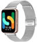 Galaxy Fit 3 Metal Replacement Bands, Metal Braided Strap Compatible with Samsung Galaxy FIT 3 SM-R390 Smartwatch,Adjustable wristband for Galaxy FIT 3 bands Women Men (Silver)