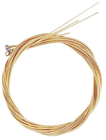 Abaodam Jeu De Cordes Pour Guitare Basse Acoustique Lot De 5 Cordes De Rechange