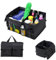 GCFTIFF auto organizer kofferraum box,camper zubehör, 52L Kofferraumtasche mit großem Stauraum，Aufbewahrung Universal Falt-Box Stabil Auto-Zubehör Gadget