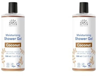 Urtekram Kokos Duschgel Bio, feuchtigkeitsspendend, 500 ml (Packung mit 2)