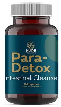 para-Detox | Natural Parasite Cleanse & Intestinal Support | Black Walnut, Wormwood, Clove, NAC, Ginger & Pumpkin Seed | No Fillers | Naturopath-Formulated | Made in the UK | 120 Capsules