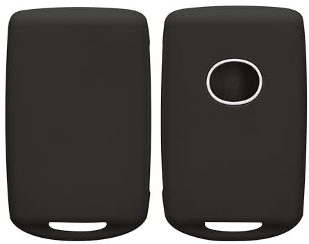 kwmobile Autoschlüssel Silikon Hülle kompatibel mit Mazda 3-Tasten CX30 CX50 CX60 CX90 MX-30 - Schlüsselhülle in Schwarz matt